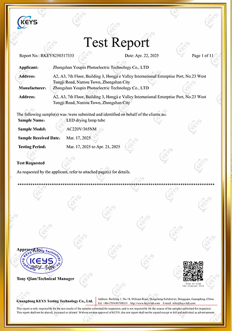 Certificate Of Honor