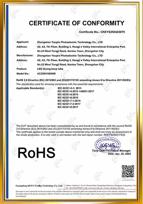 Certificate Of Honor